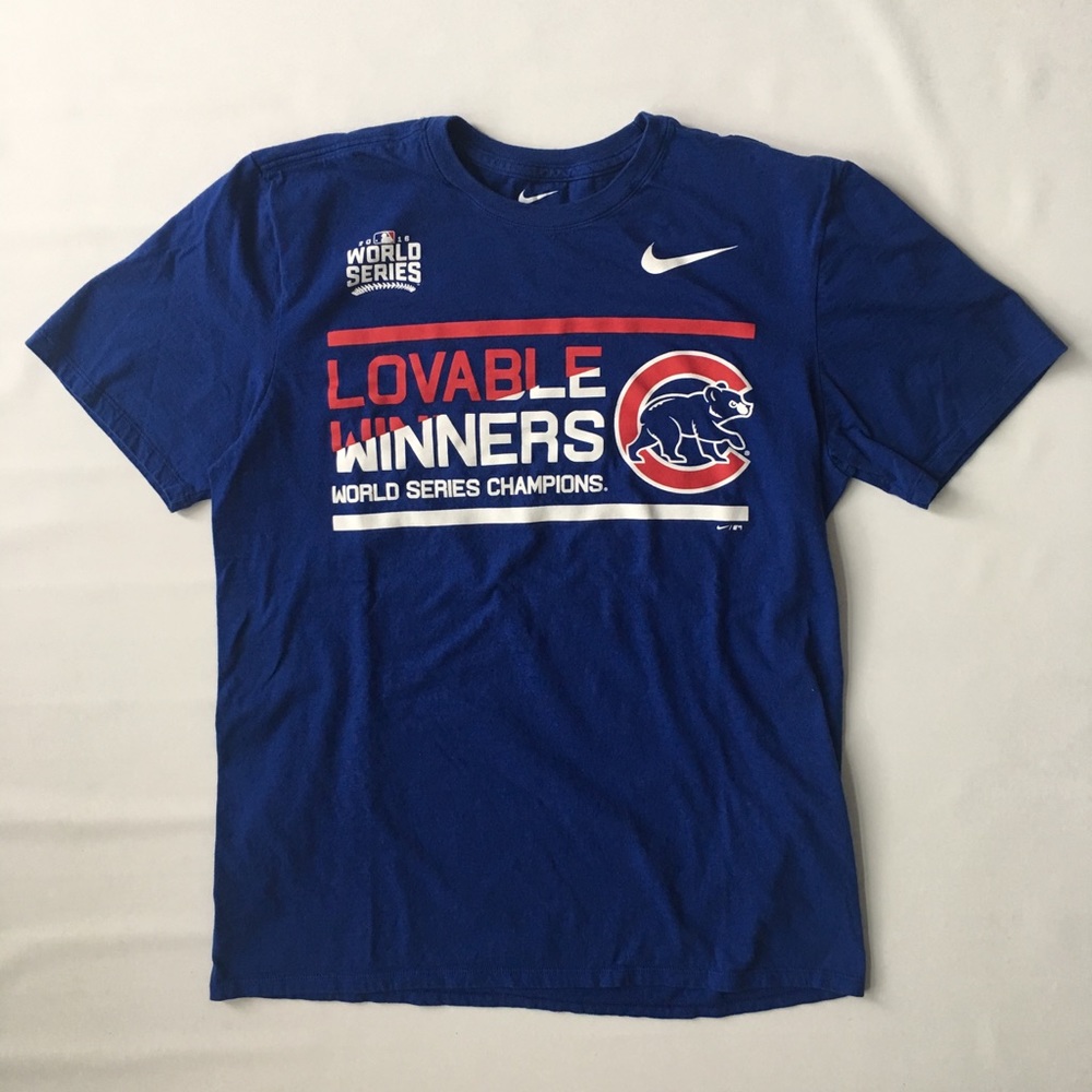 Nike - Chicago Cubs 2017 Champions Shirt - Mens L
